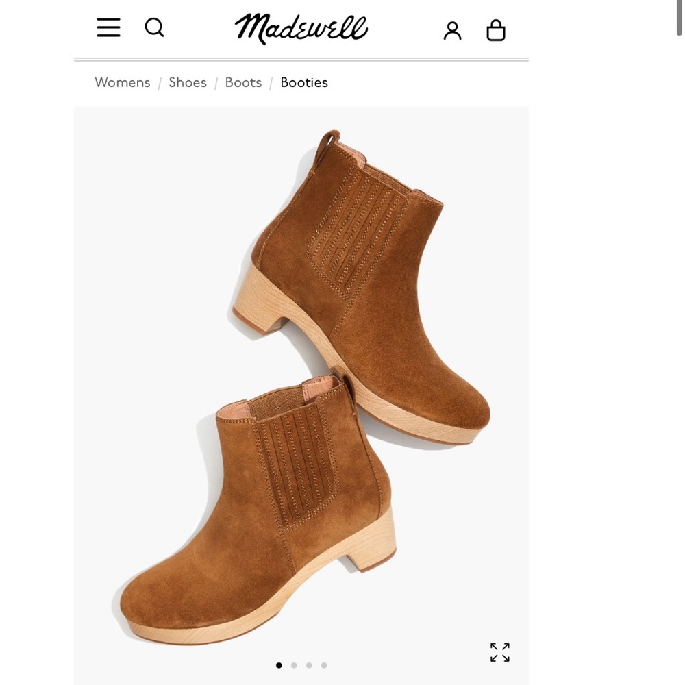 New MADEWELL suede clog boot women’s size 6.5